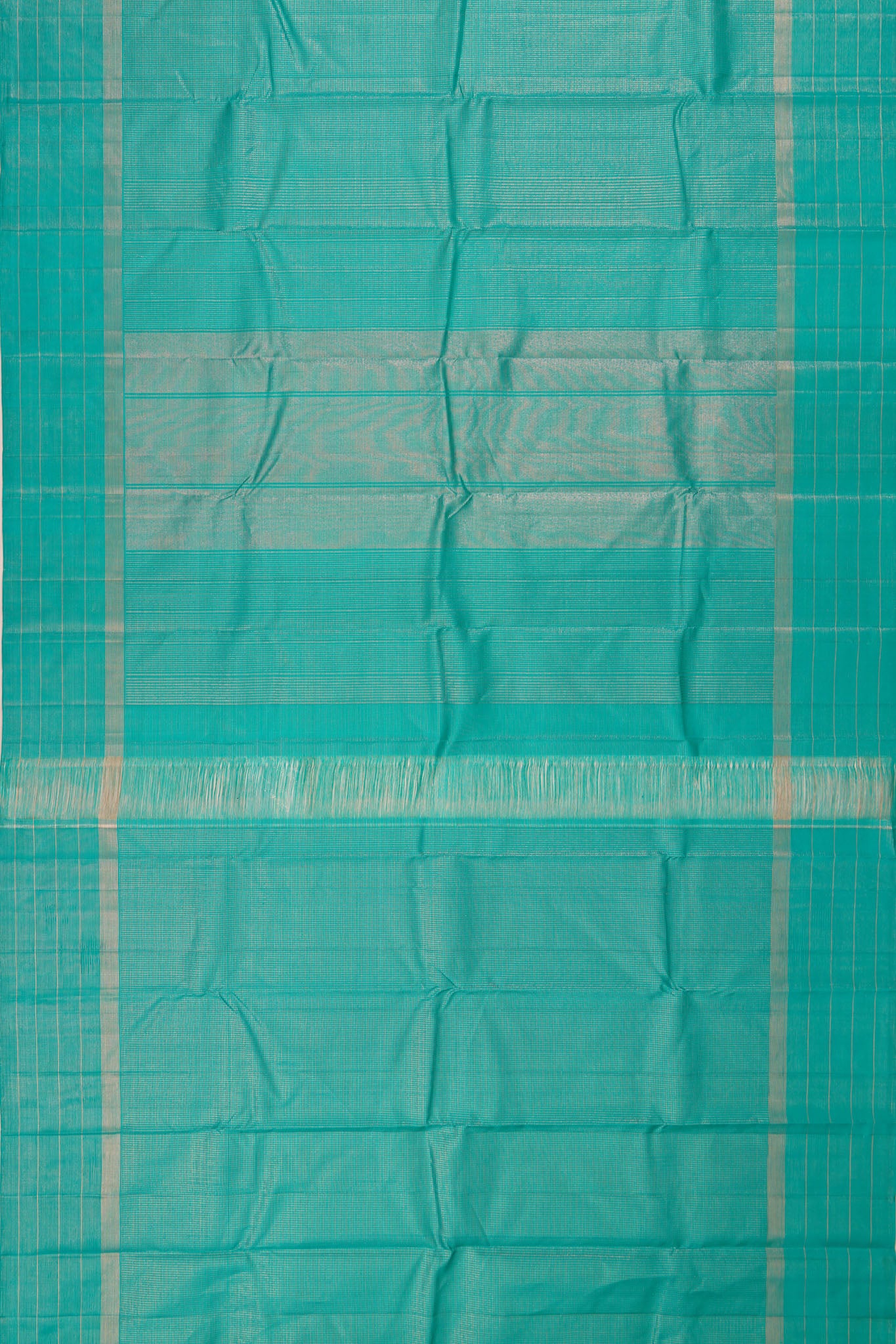 Taranga Kanchi Silk Checks Sky Blue Saree