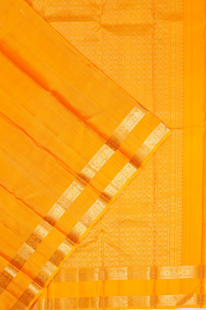 Taranga Kanchi Silk Butta Yellow Saree