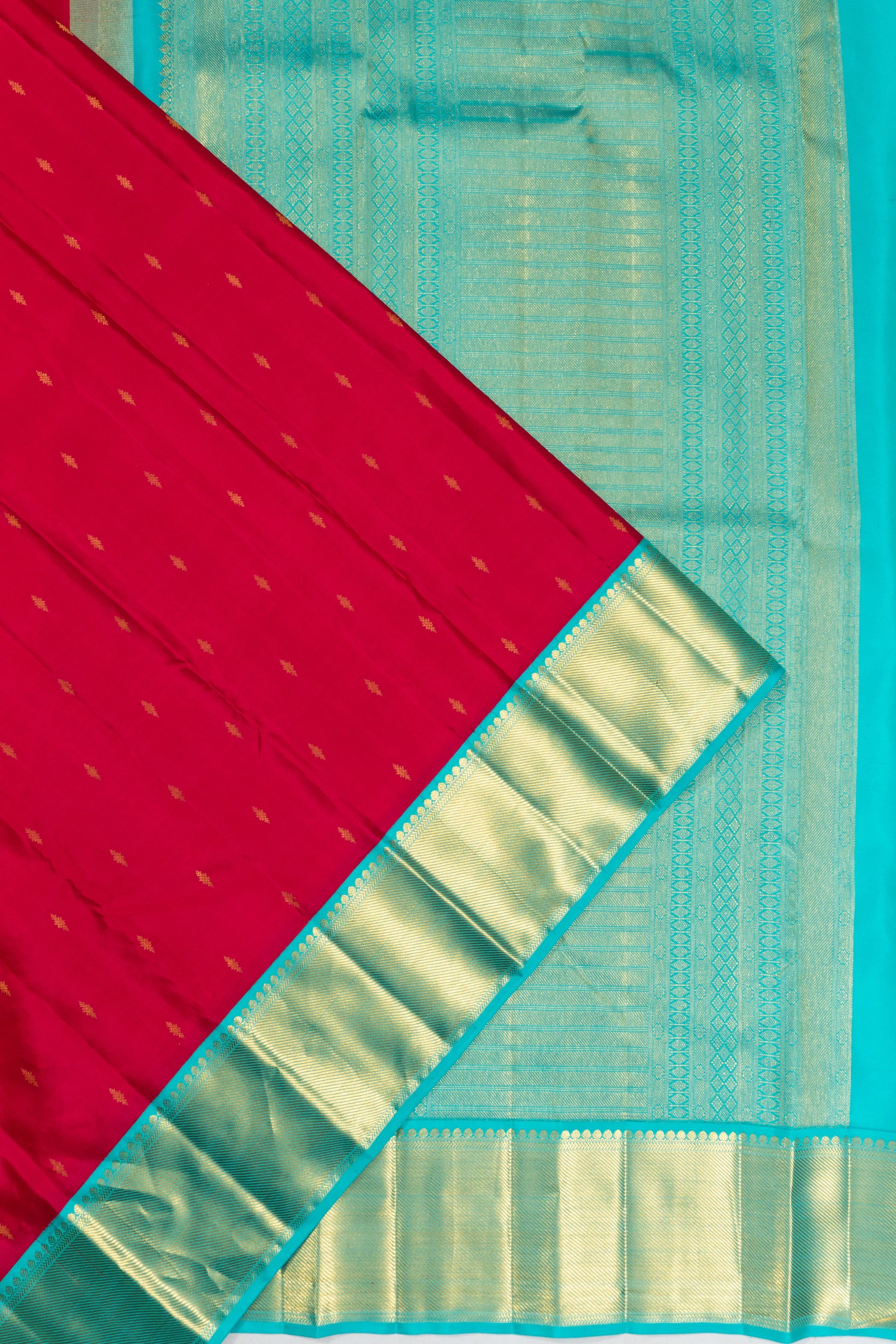 Kanchipuram Silk Butta Pink Saree
