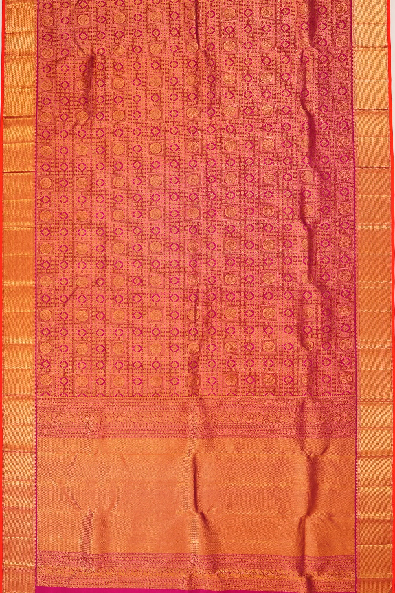 Taranga Kanchi Silk Brocade Pink Saree