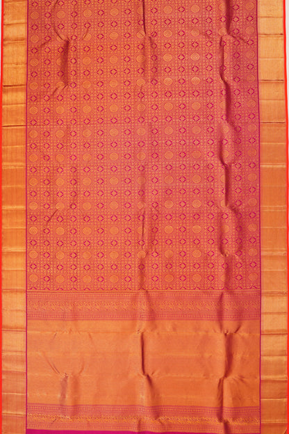 Taranga Kanchi Silk Brocade Pink Saree