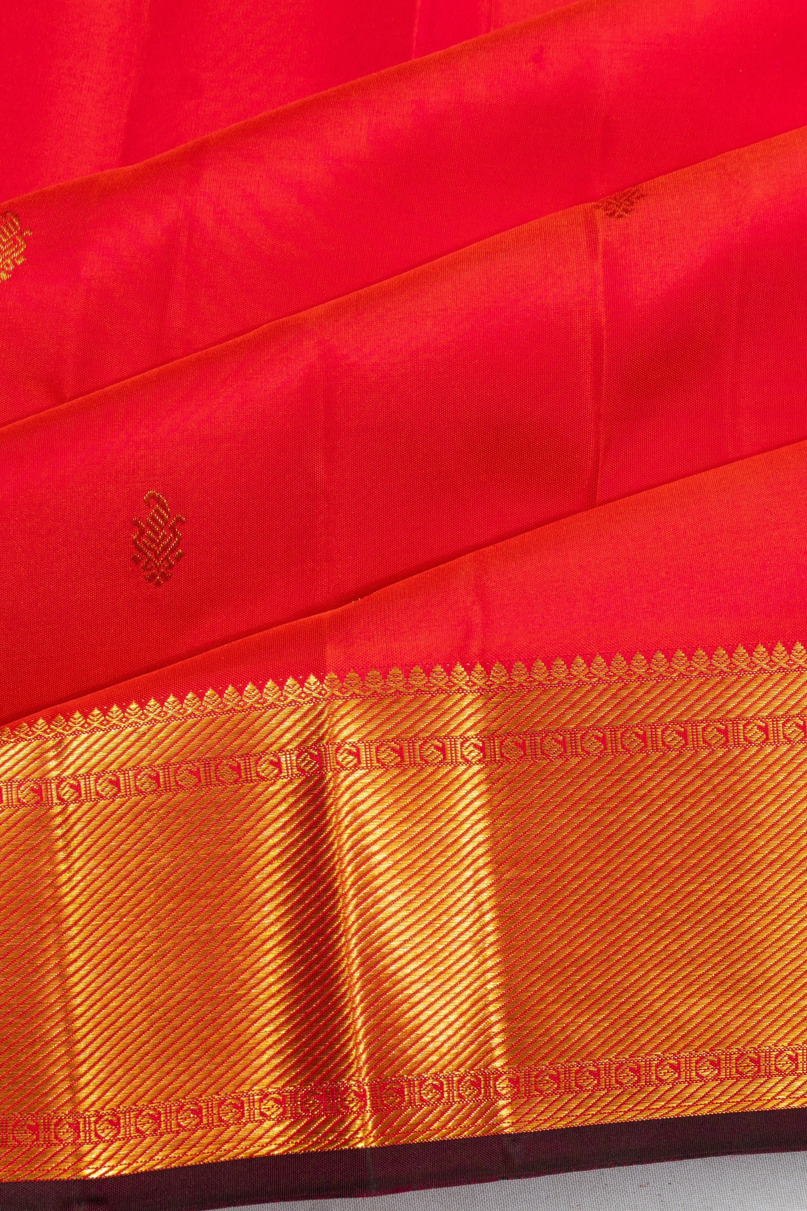 Classic Kanchipuram Silk Butta Pink Saree