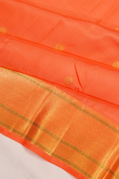 Taranga Kanchi Silk Butta Orange Saree