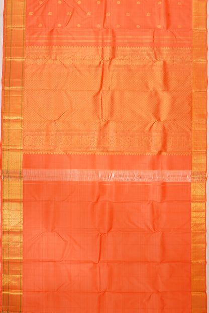 Taranga Kanchi Silk Butta Orange Saree