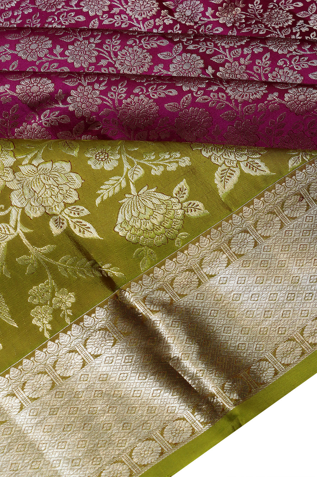 Taranga Kanchi Silk Brocade Purple Saree