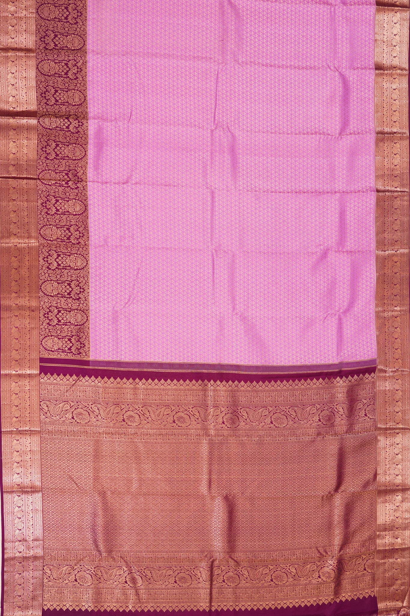Taranga Kanchi Silk Brocade Pink Saree