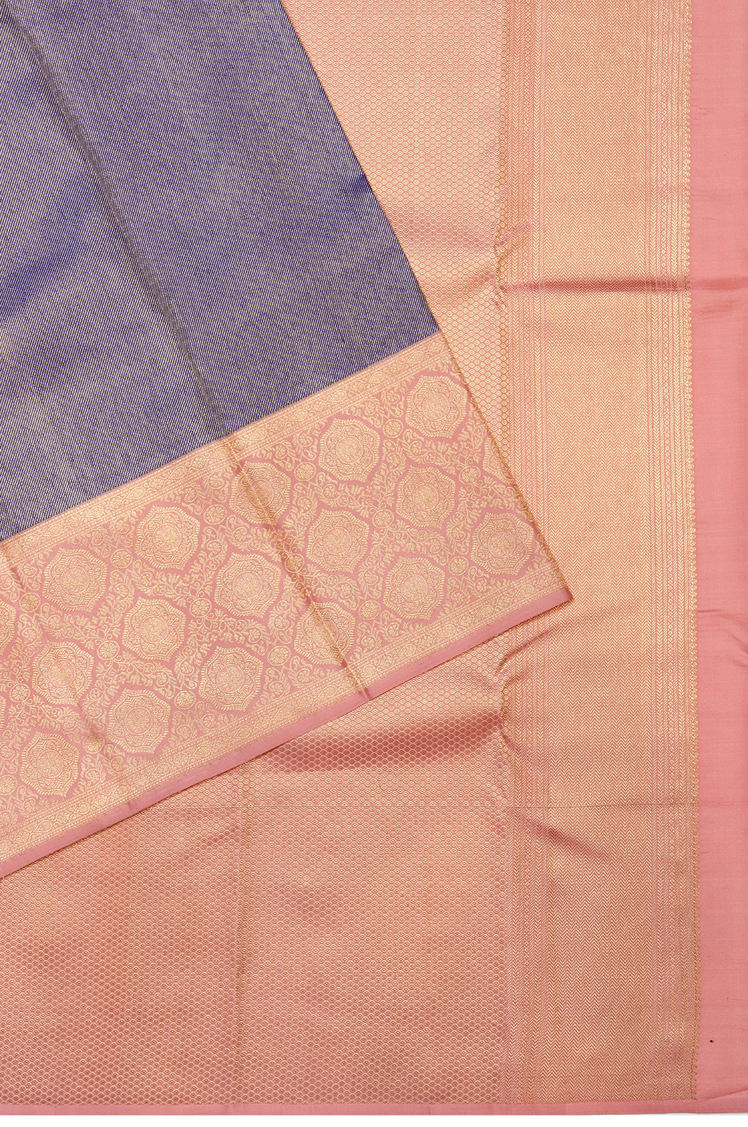 Taranga Kanchi Silk Tissue Blue Saree