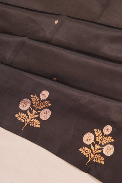 Banarasi Katan Silk Butta Red Saree