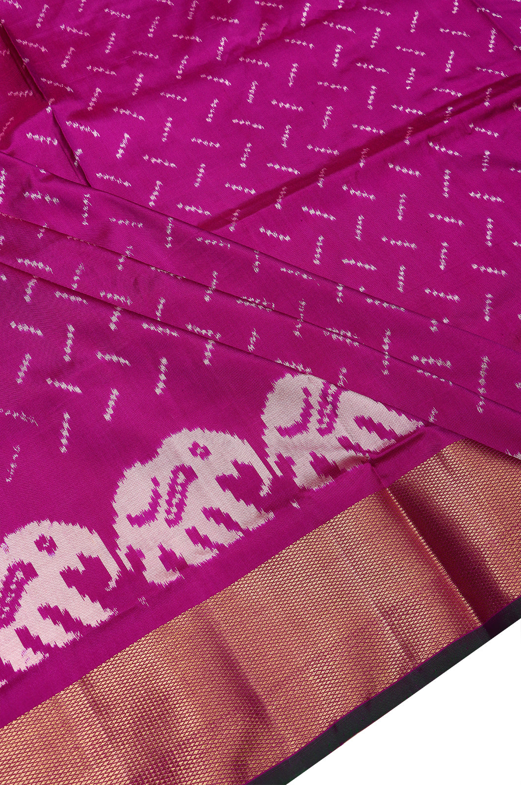 Pochampally Silk Ikat Purple Saree