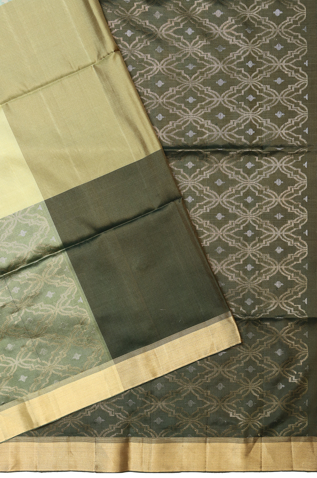 Coimbatore Silk Brocade Multicolour Saree