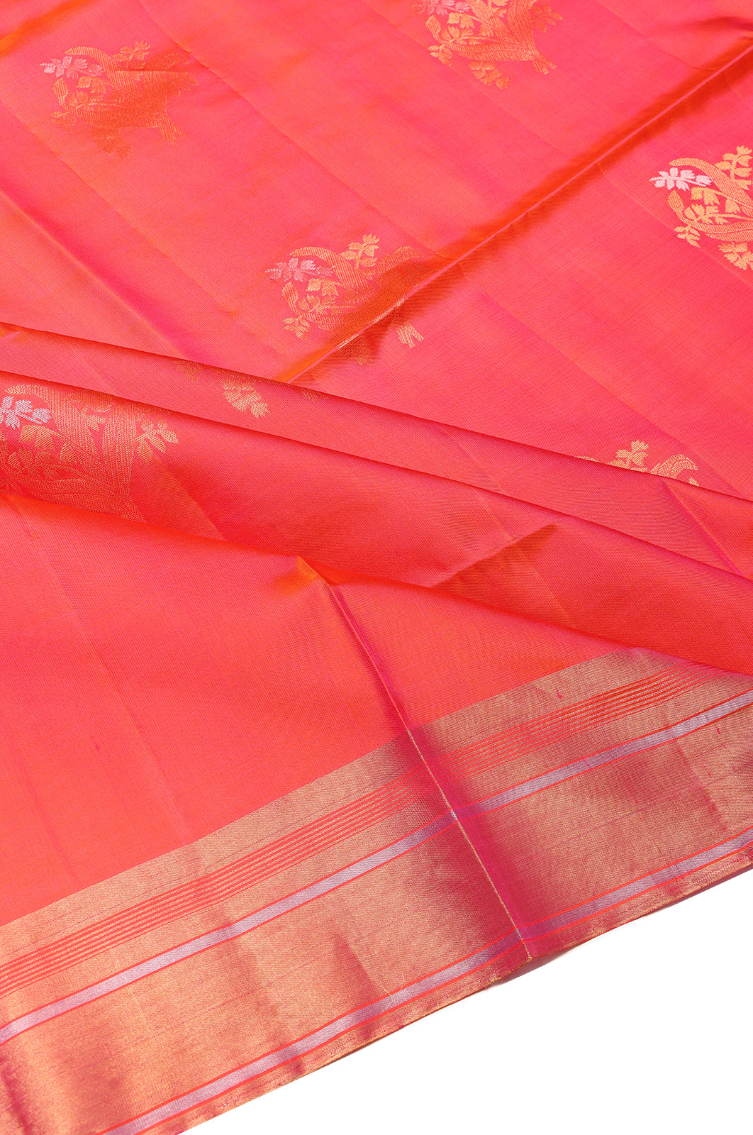 Coimbatore Silk Butta Pink Saree