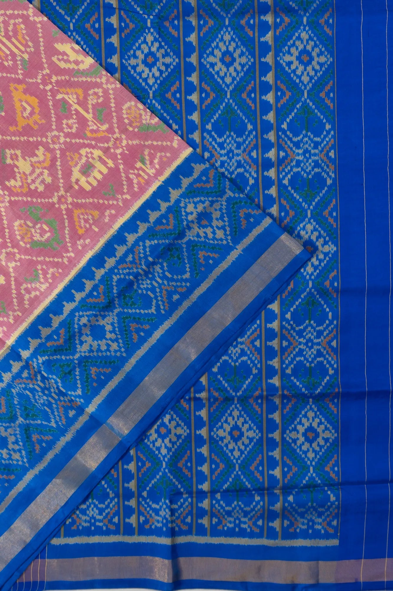 Rajkot Patola Silk Ikat Lilac Saree