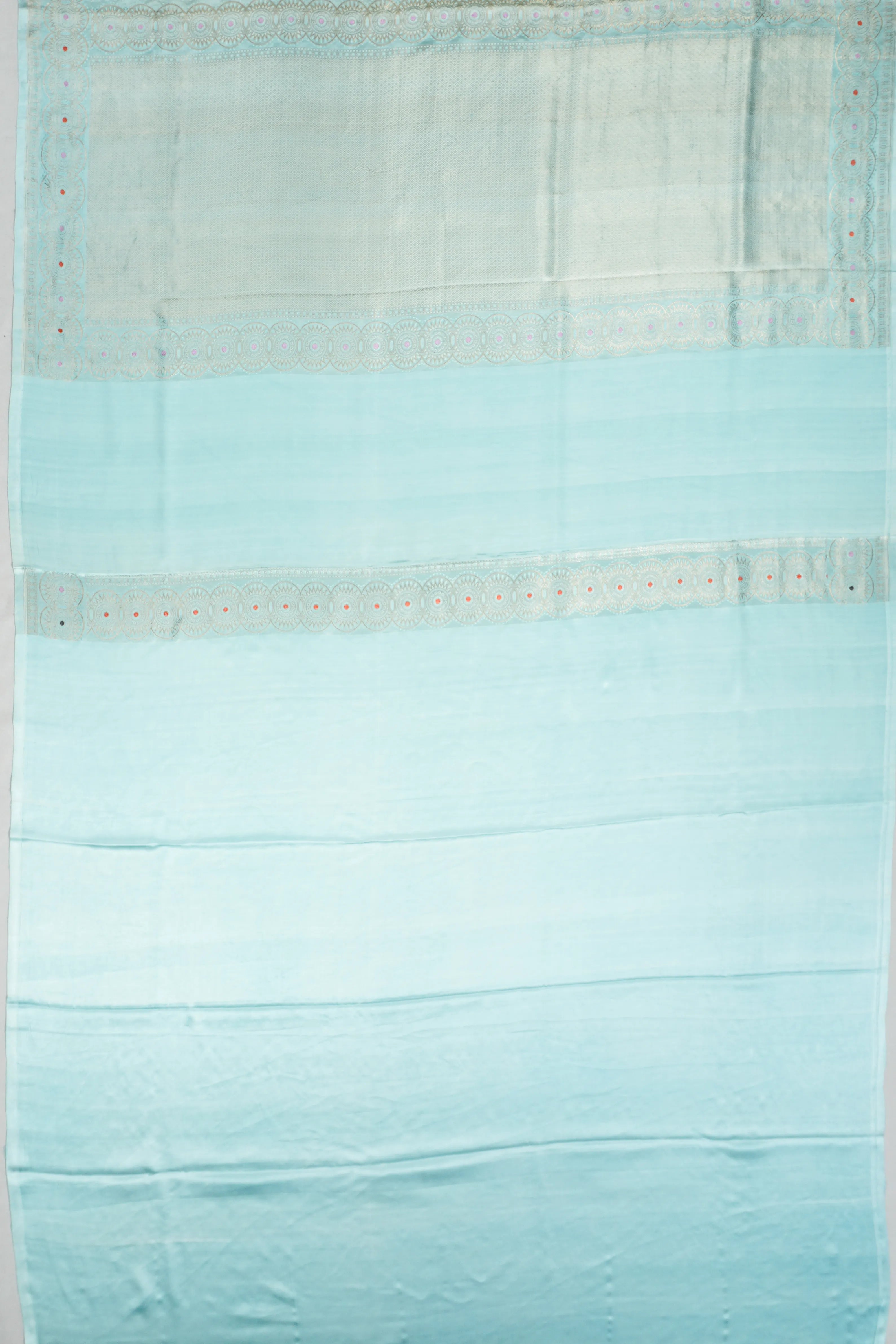 Banarasi Silk Brocade Blue Saree