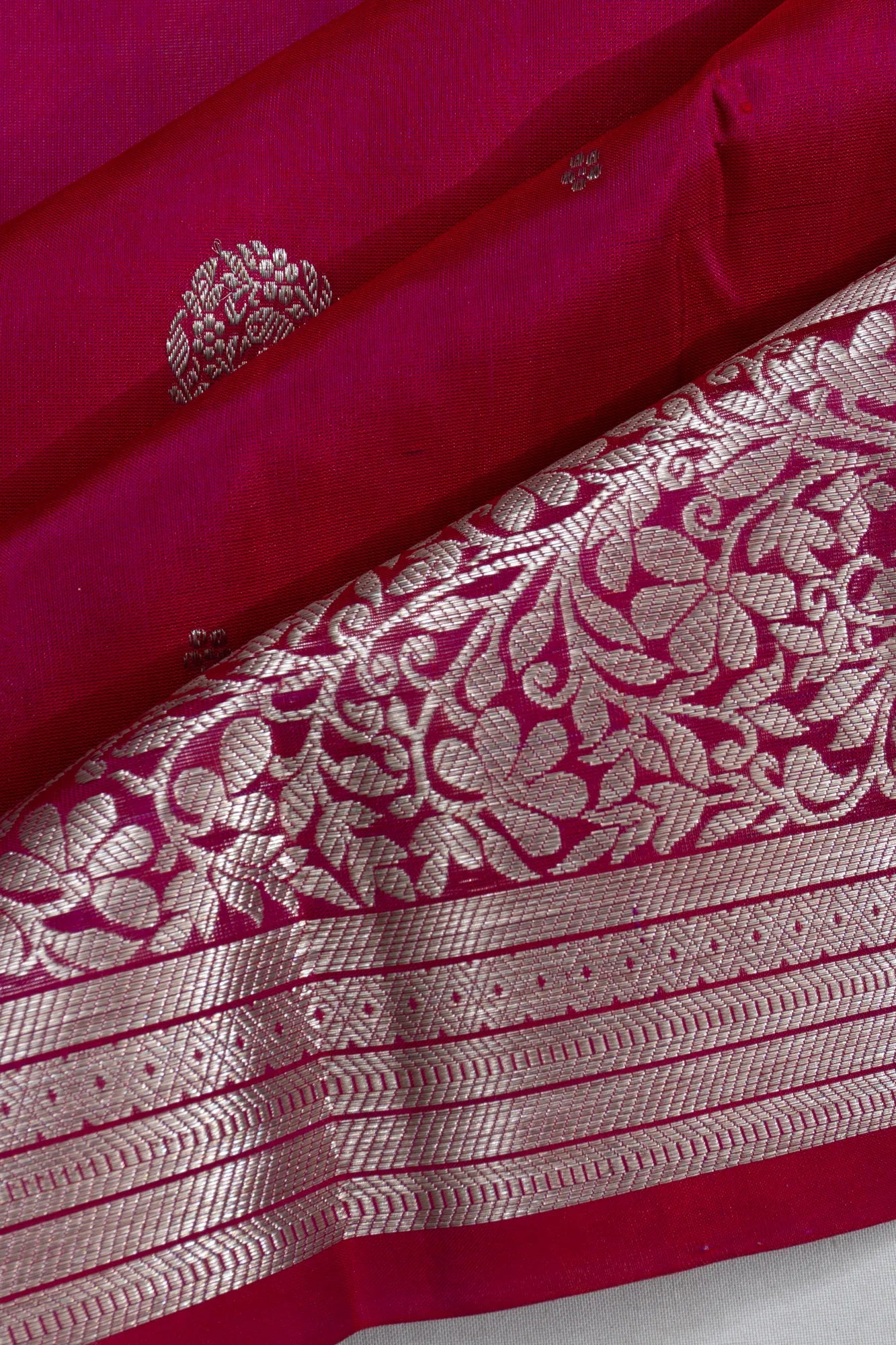 Venkatagiri Silk Butta Pink Saree