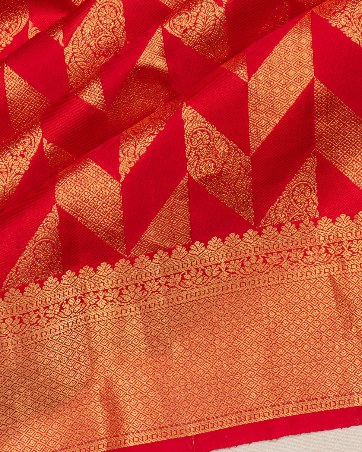Taranga Kanchi Silk Brocade Pink Saree