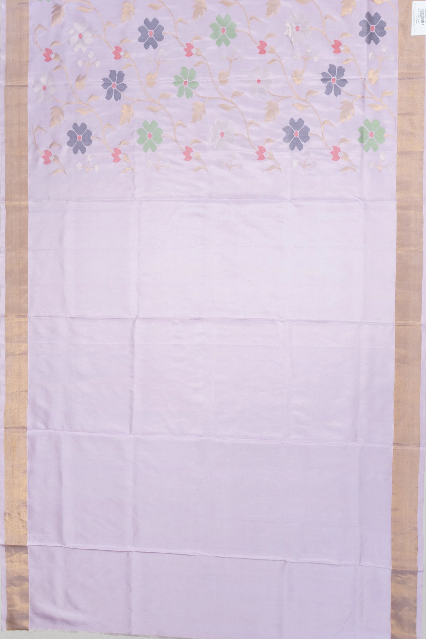 Uppada Silk All Over Jamdani Lavender Saree