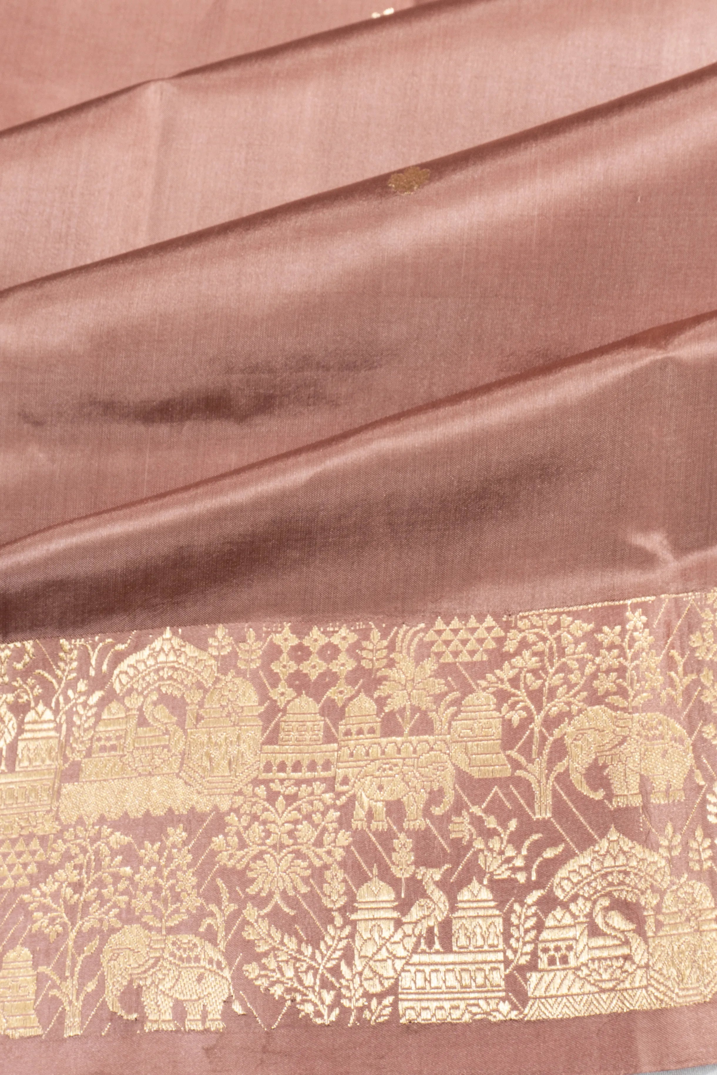 Banarasi Silk Butta Lilac Saree