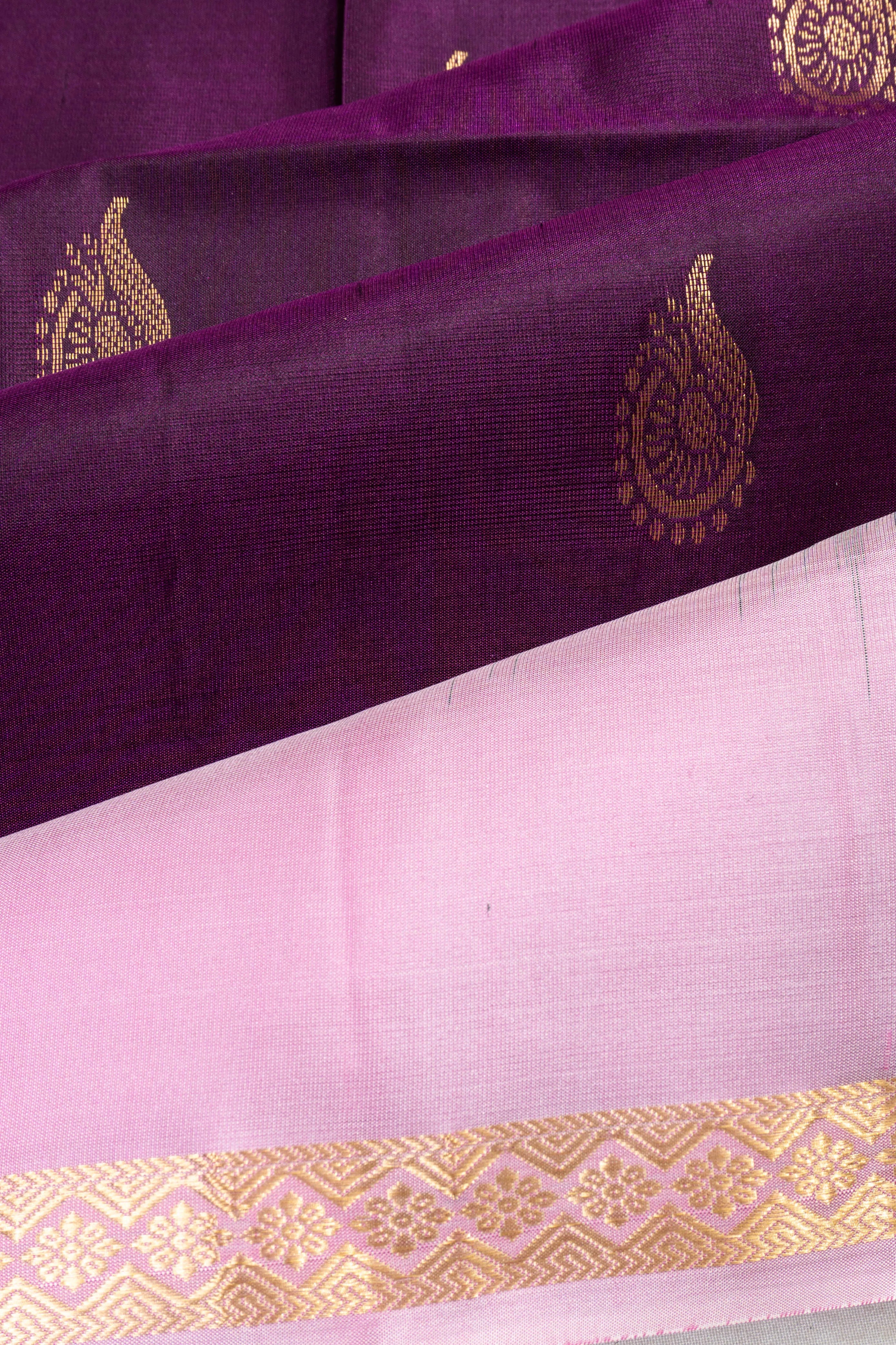 Coimbatore Soft Silk Butta Purple Saree