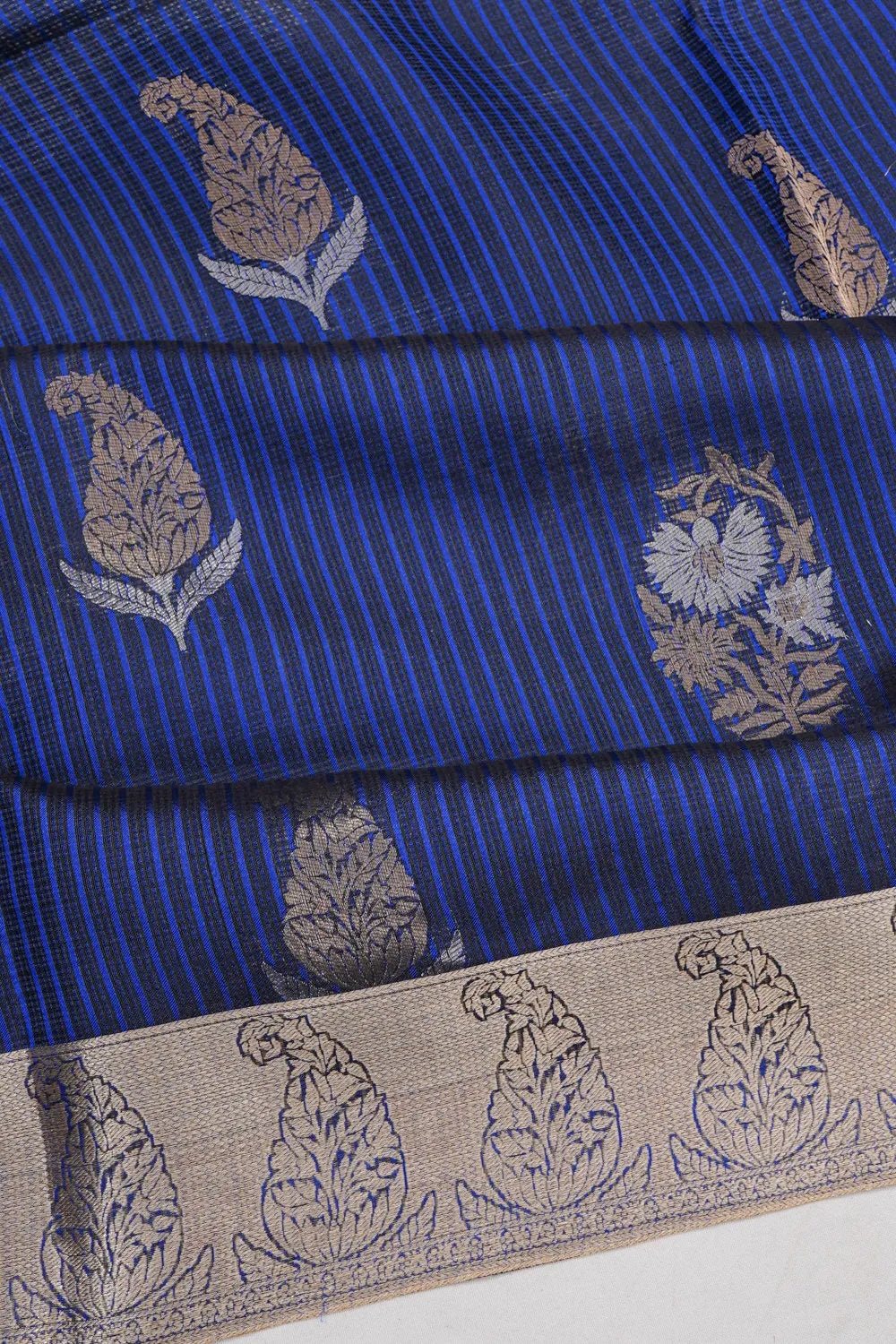 Coimbatore Silk Butta Blue Saree