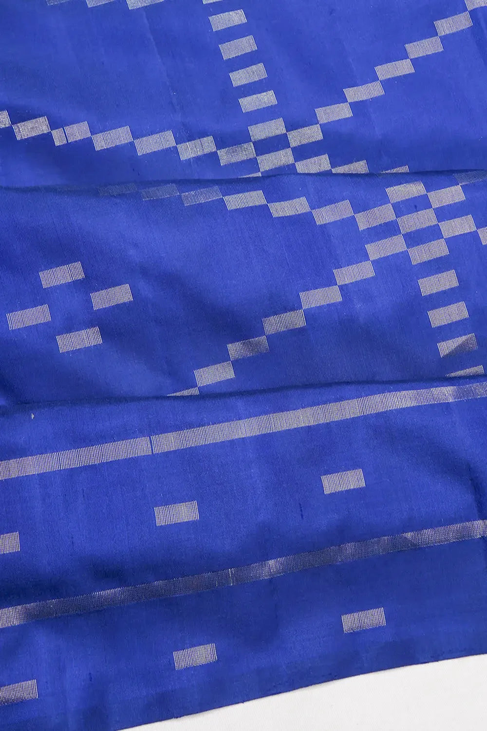 Coimbatore Soft Silk Brocade Blue Saree