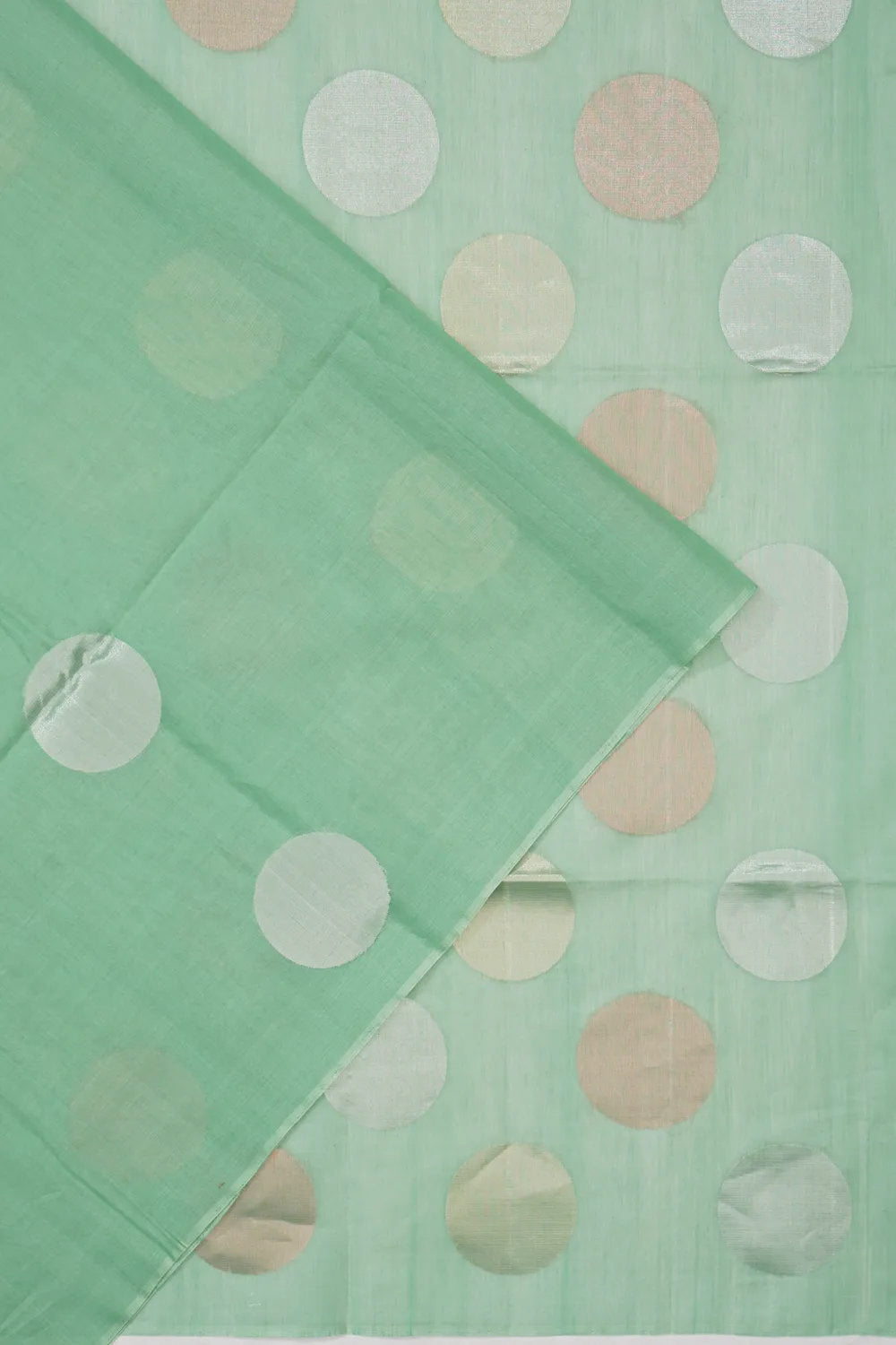 Coimbatore Silk Butta Pastel Green Saree