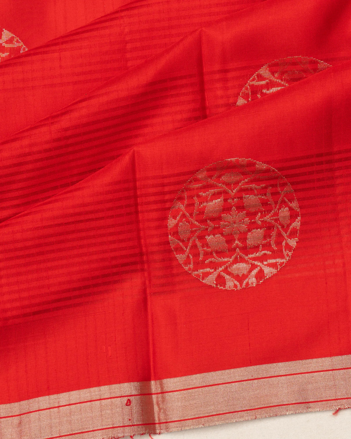 Coimbatore Soft Silk Butta Red Saree