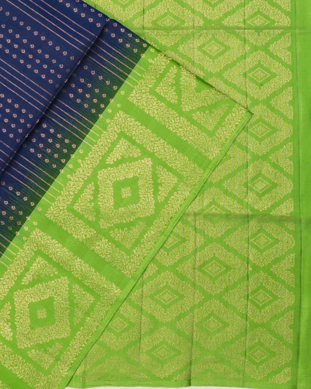 Coimbatore Soft Silk Brocade Blue Saree