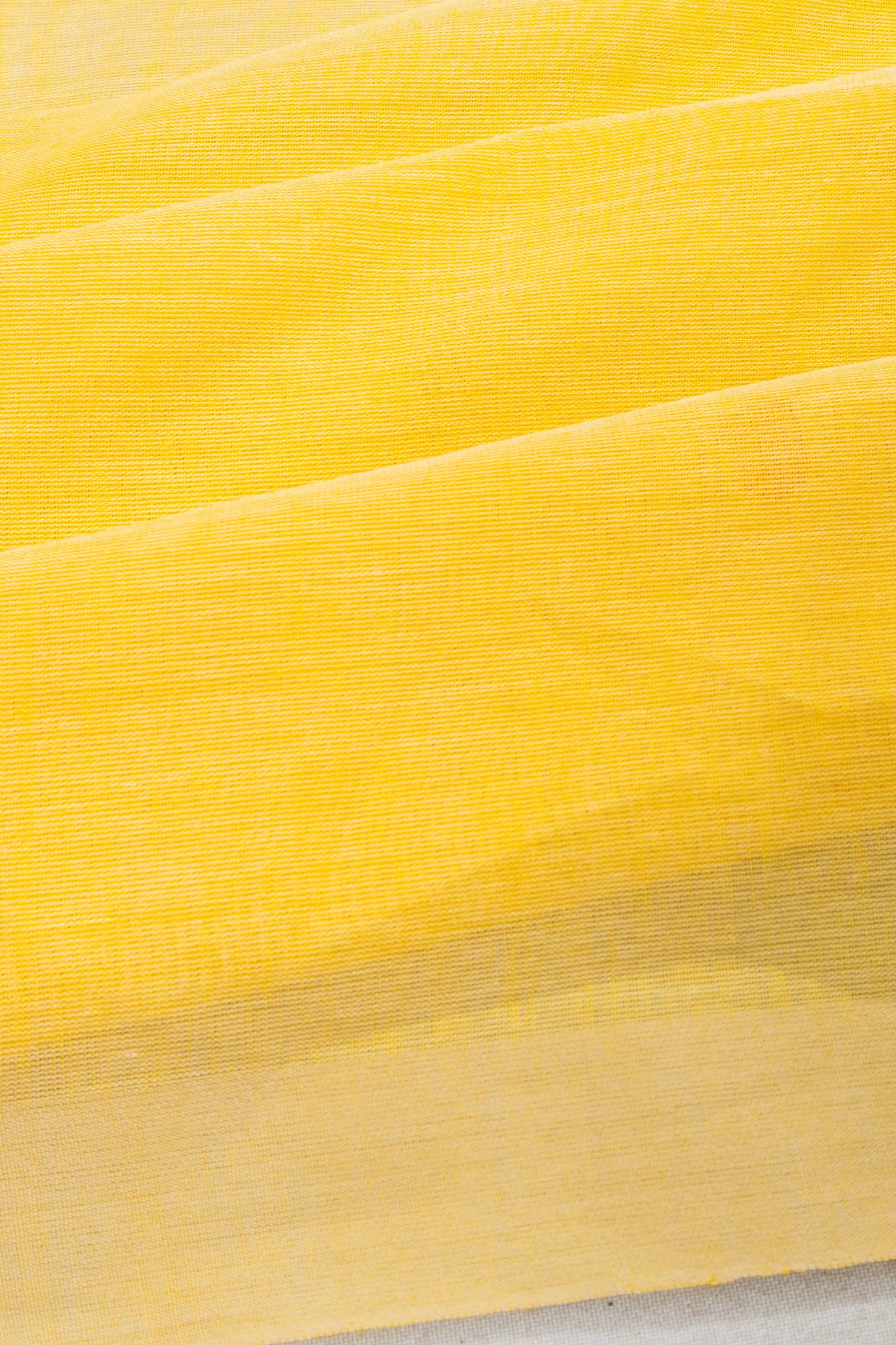 Phulia Cotton Butta Yellow Saree