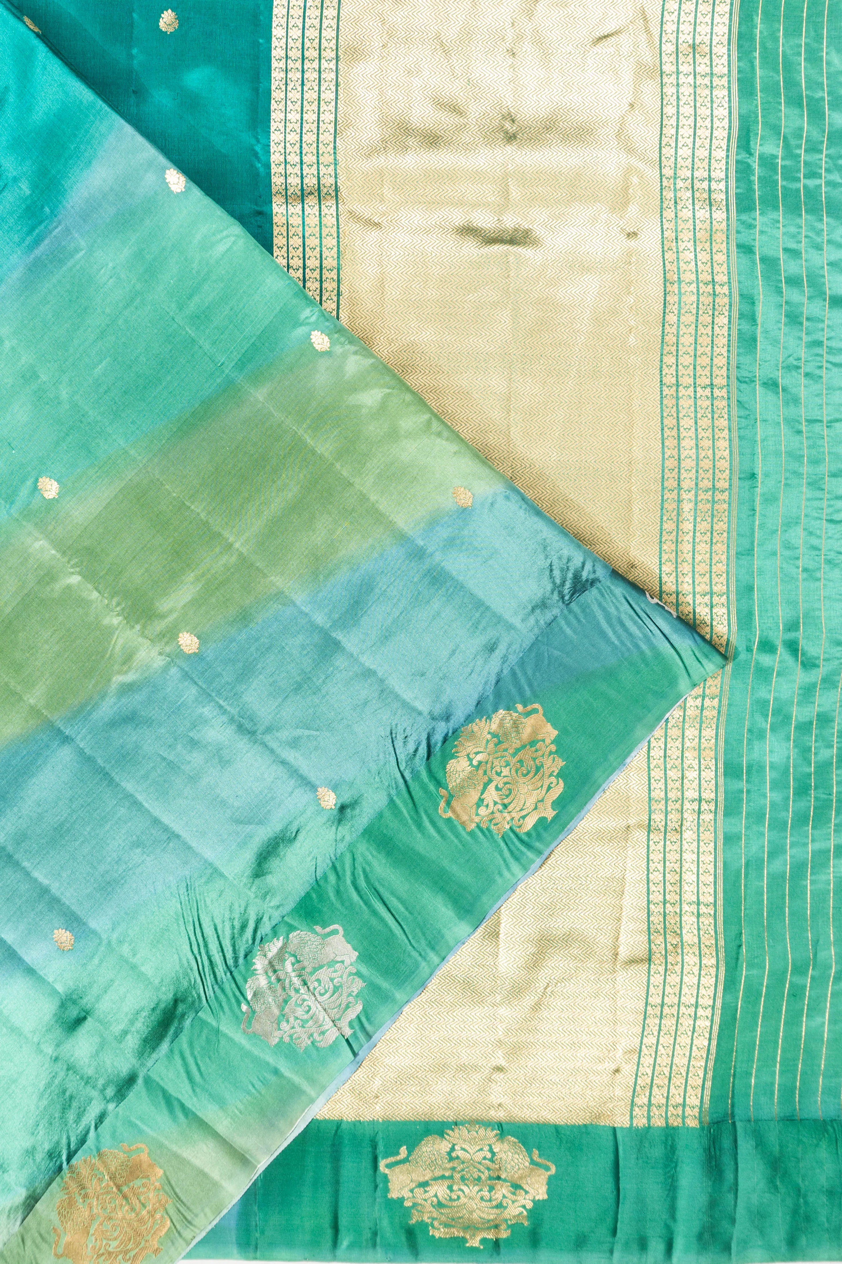 Tussar Butta Multicolour Saree