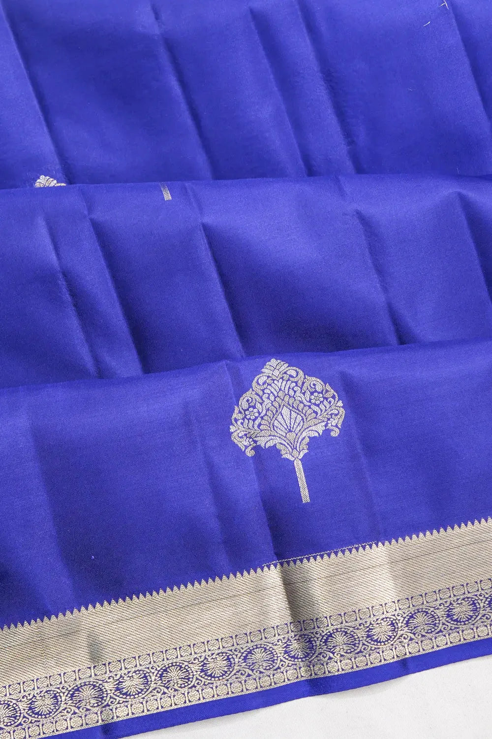 Taranga Kanchi Silk Butta Blue Saree