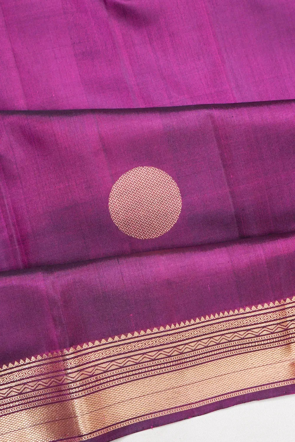 Coimbatore Soft Silk Polka Butta Violet Saree