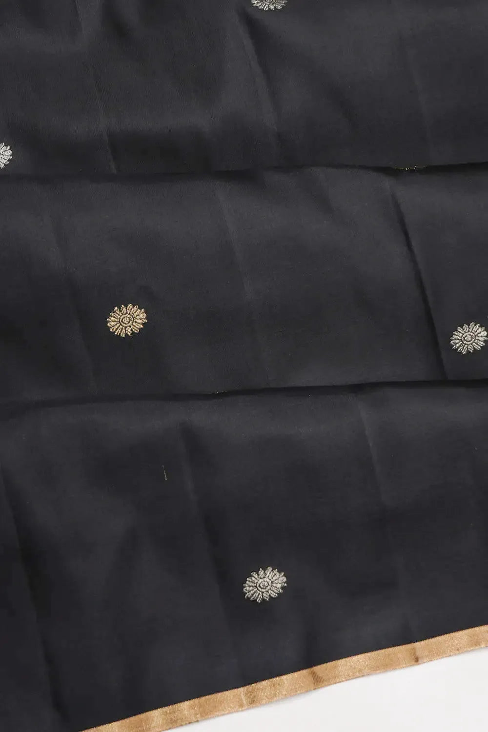 Coimbatore Soft Silk Butta Black Saree