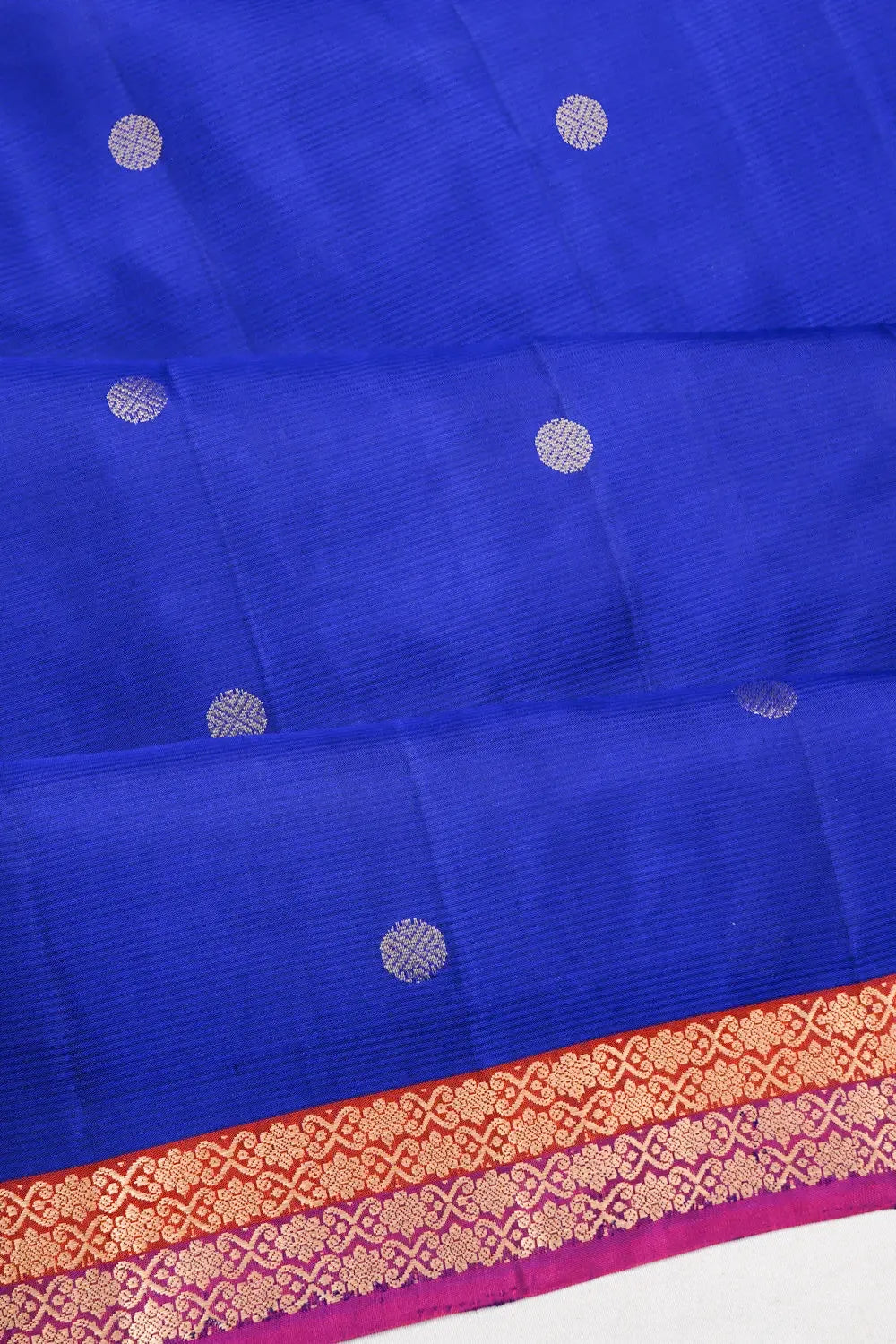 Coimbatore Soft Silk Butta Royal Blue Saree