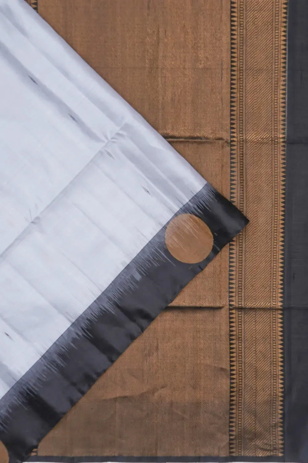 Coimbatore Soft Silk Butta White Saree