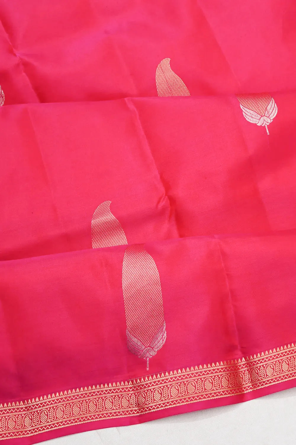 Coimbatore Soft Silk Butta Magenta Saree