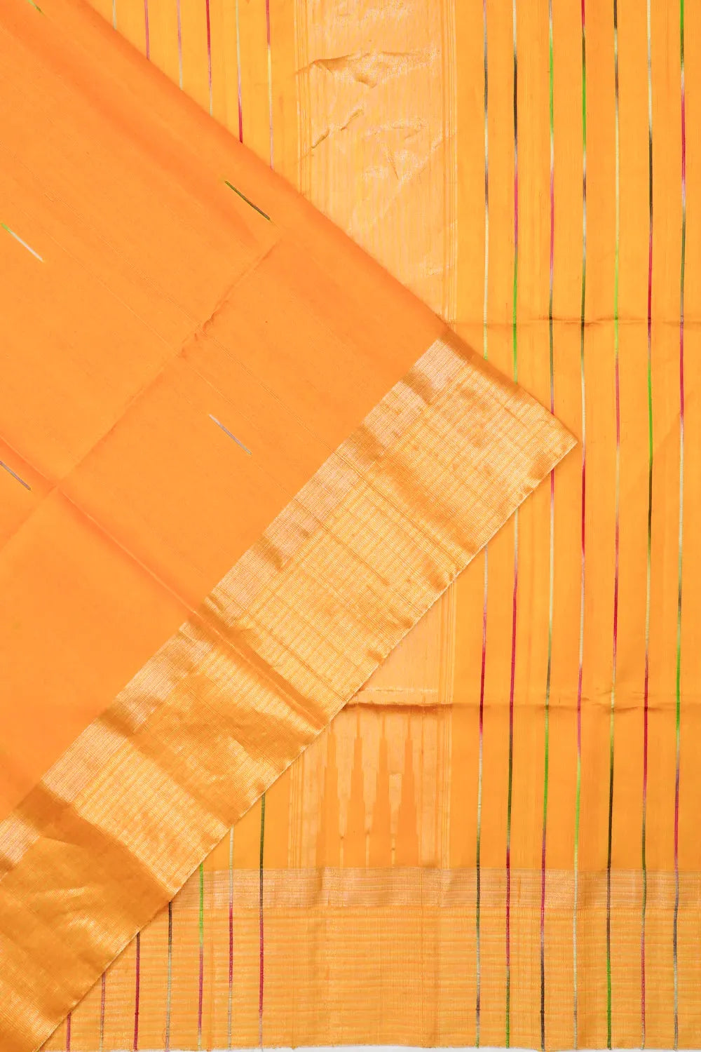 Coimbatore Soft Silk Butta Mustard Yellow Saree