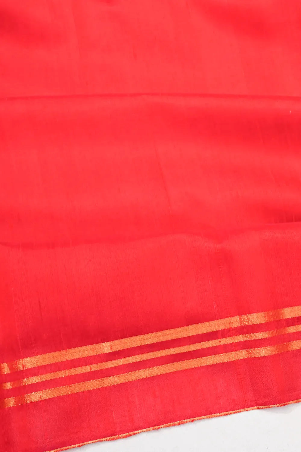 Coimbatore Soft Silk Plain Red Saree