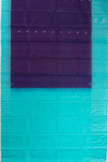 Taranga Kanchi Silk Butta Dark Blue saree