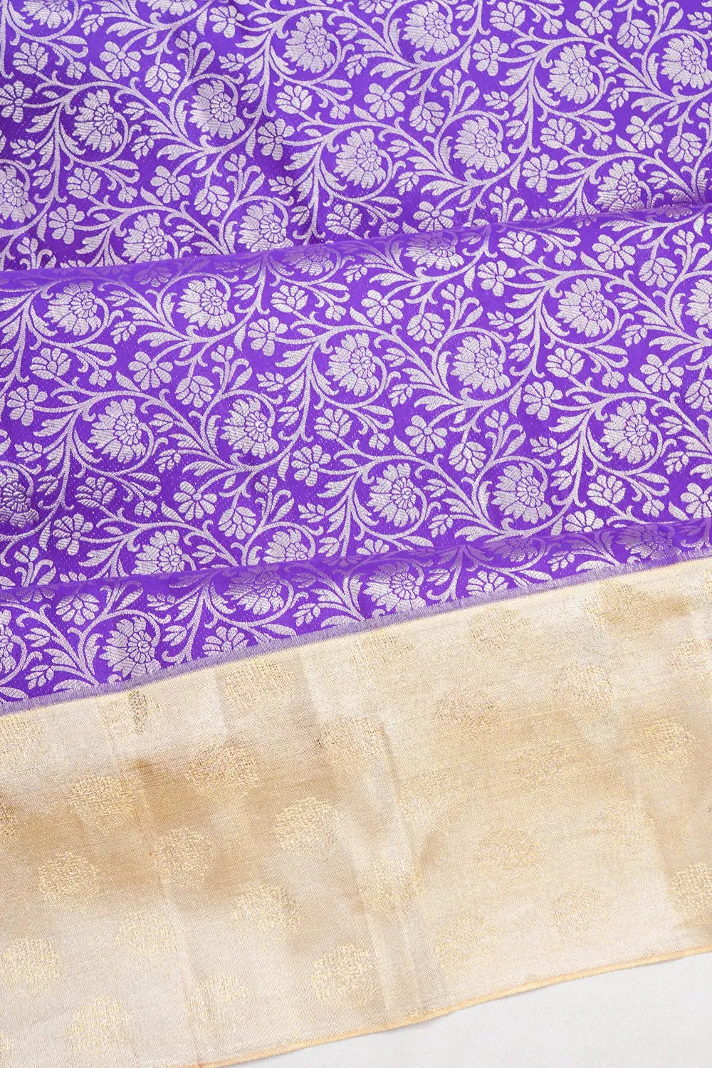 Taranga Kanchi Silk Brocade Purple Saree