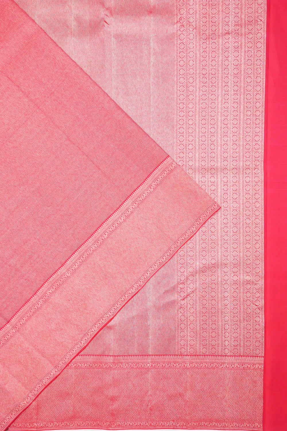 Kanchipuram Silk Horizontal Lines Maroon Saree