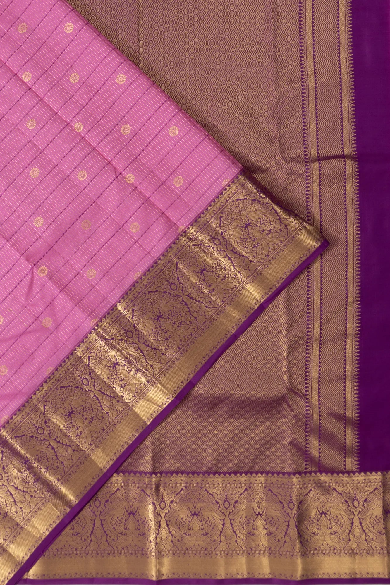 Taranga Kanchi Silk Brocade And Butta Pink Saree