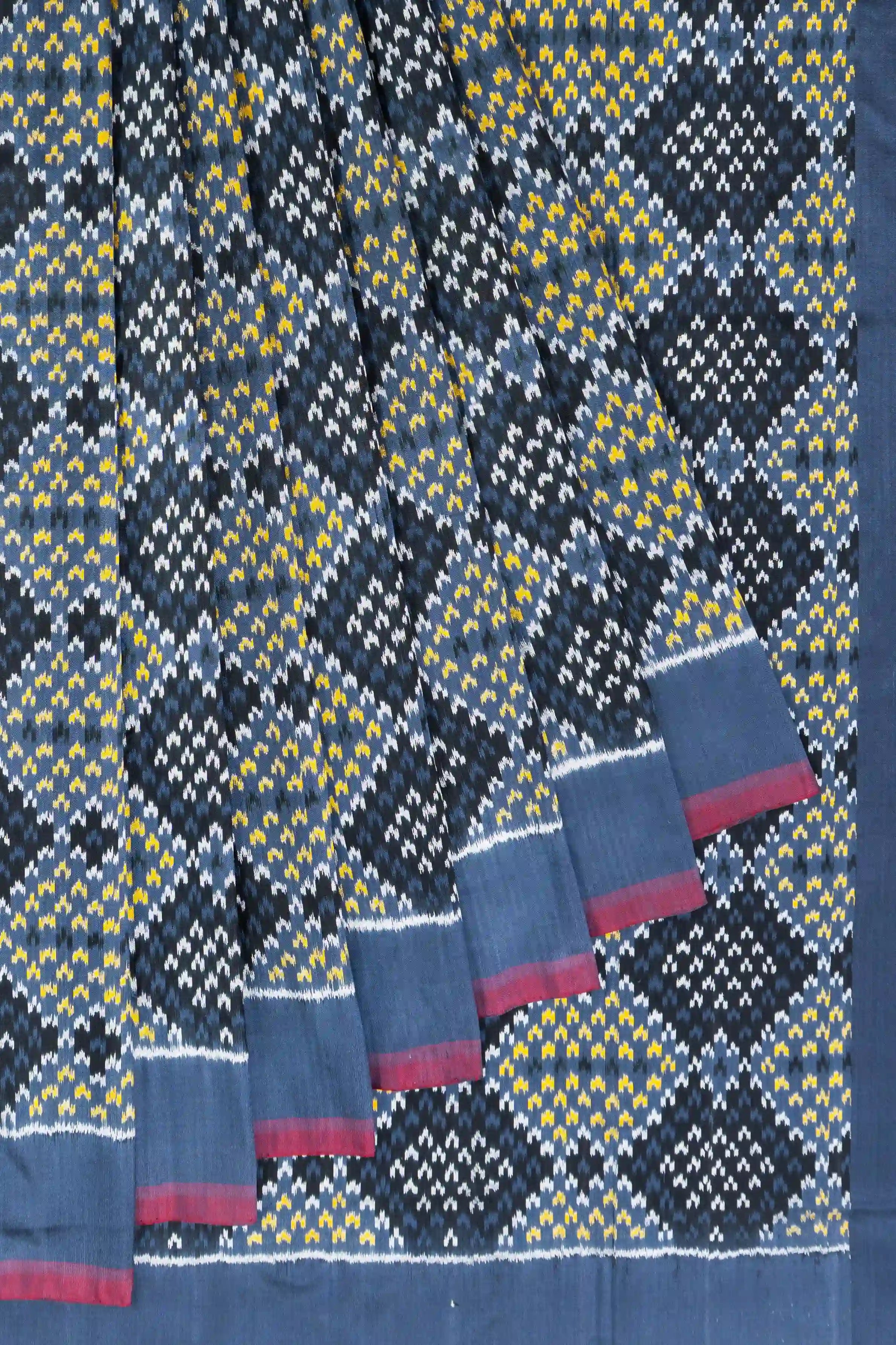 Pochampally Silk Ikat Blue Saree