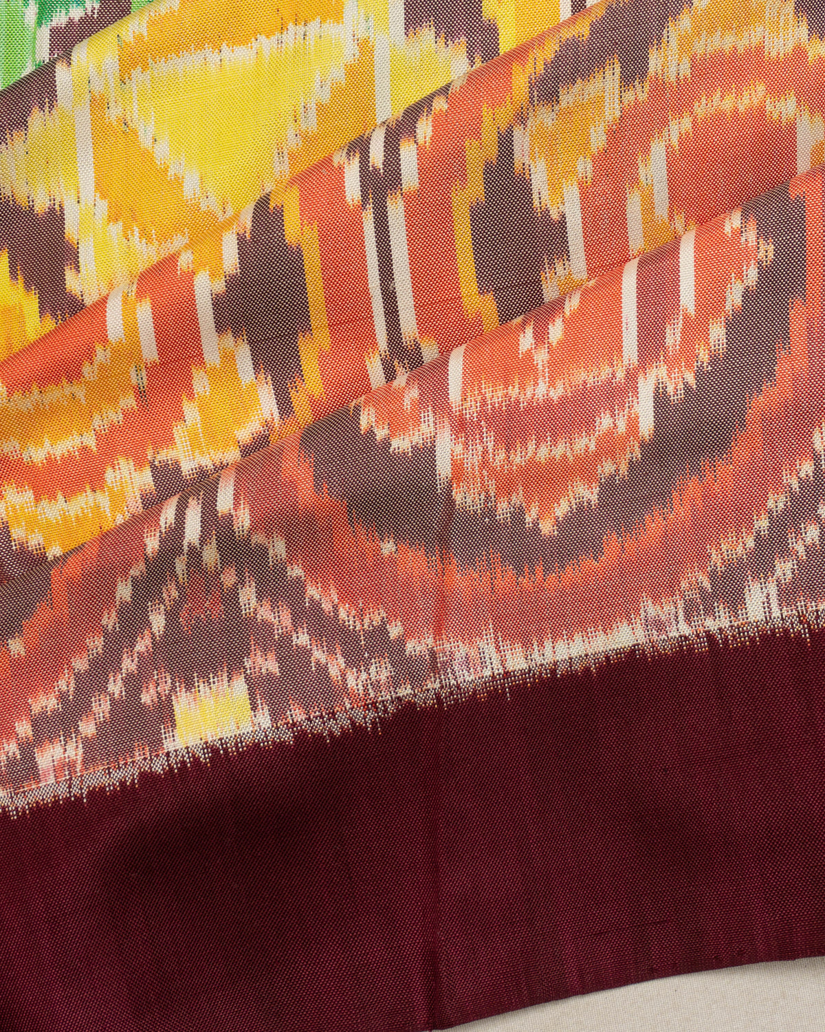 Pochampally Silk Ikat Multicolour Saree