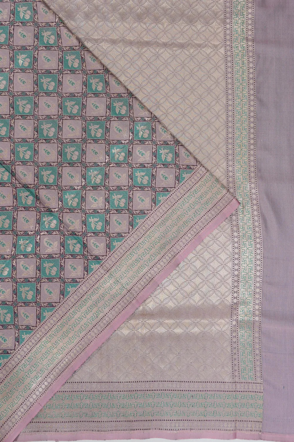 Banarasi Silk Brocade Pink Saree