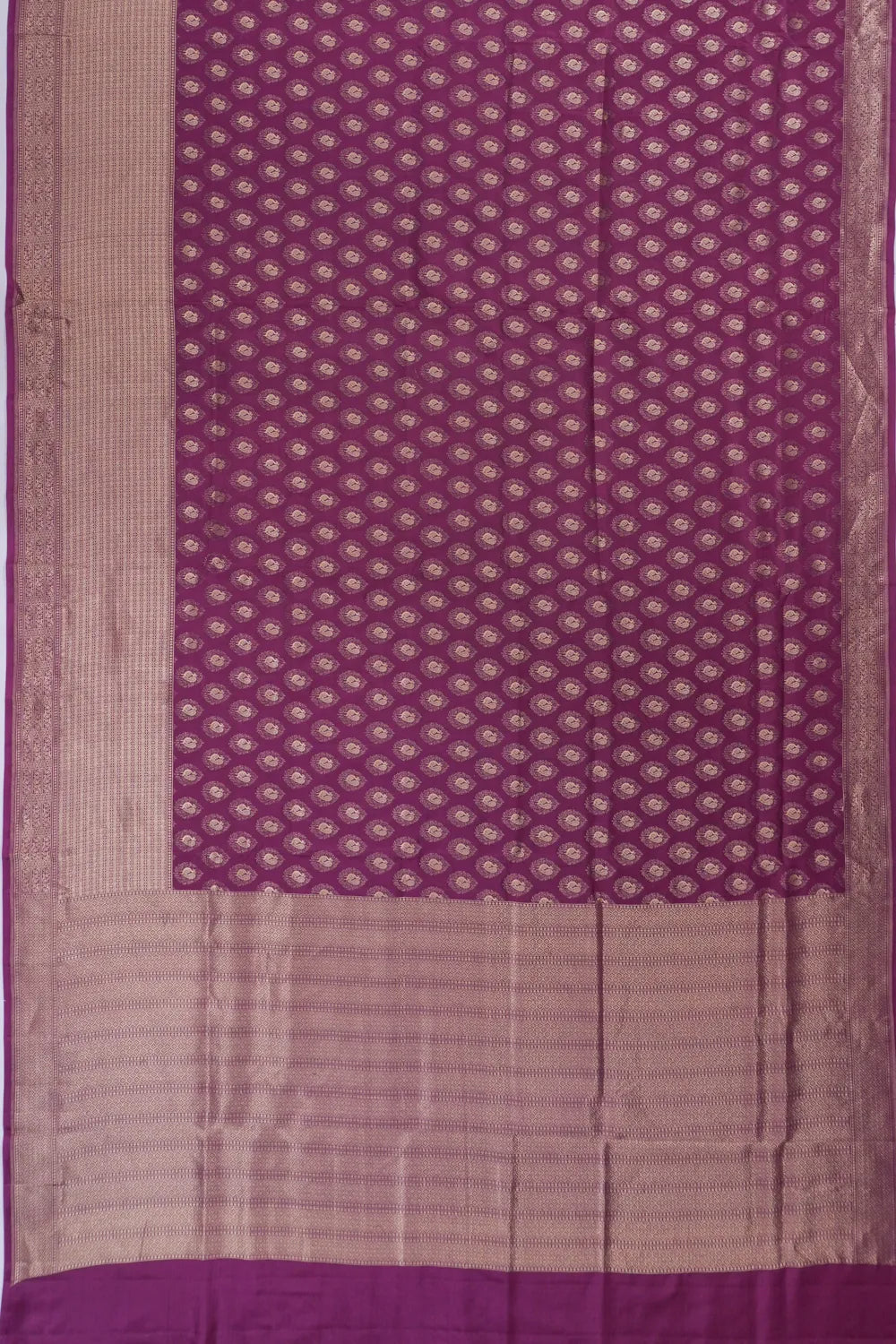 Vaanya Banaras Brocade Purple Saree