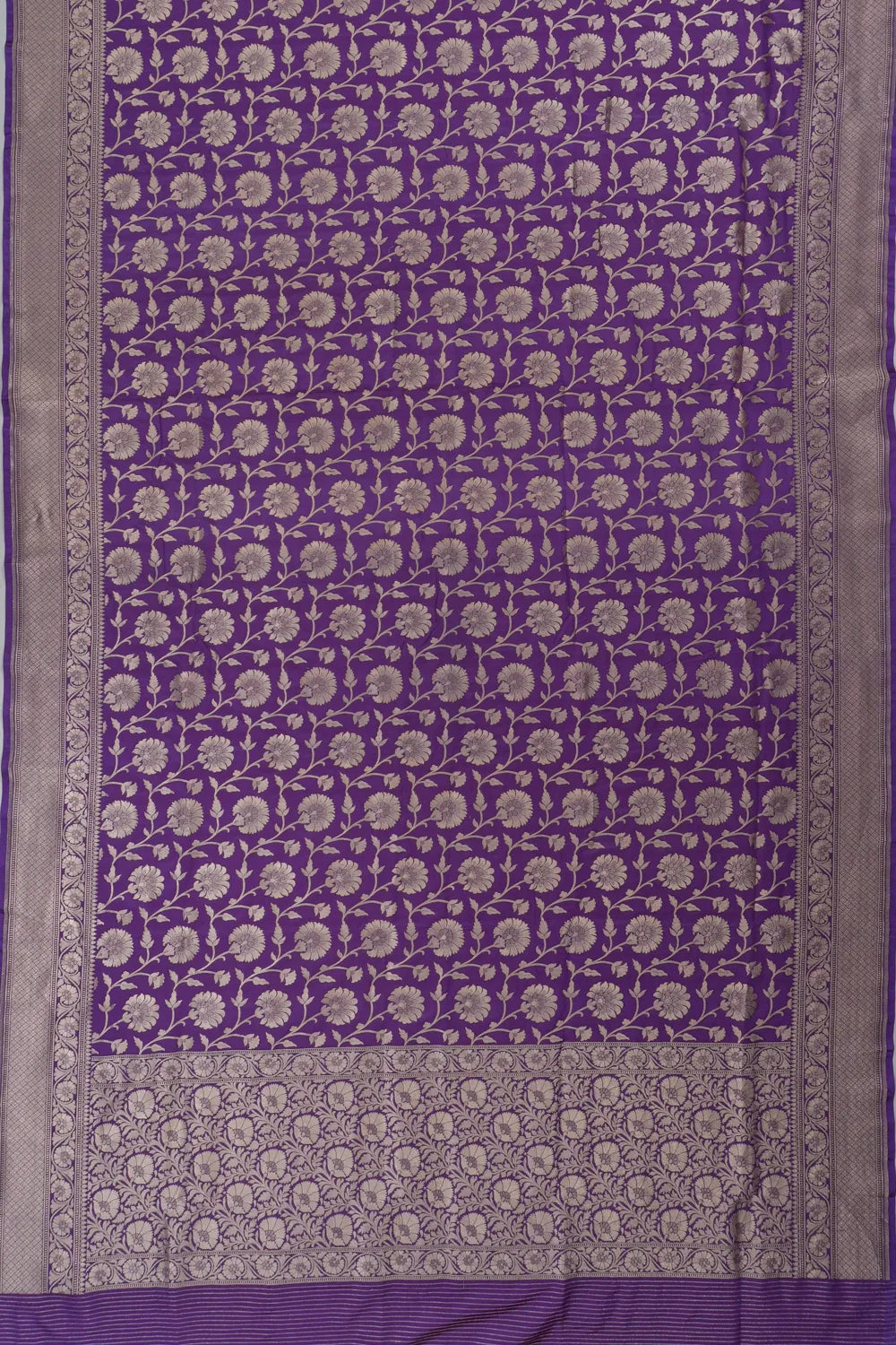 Vaanya Banaras Jaal Violet Saree