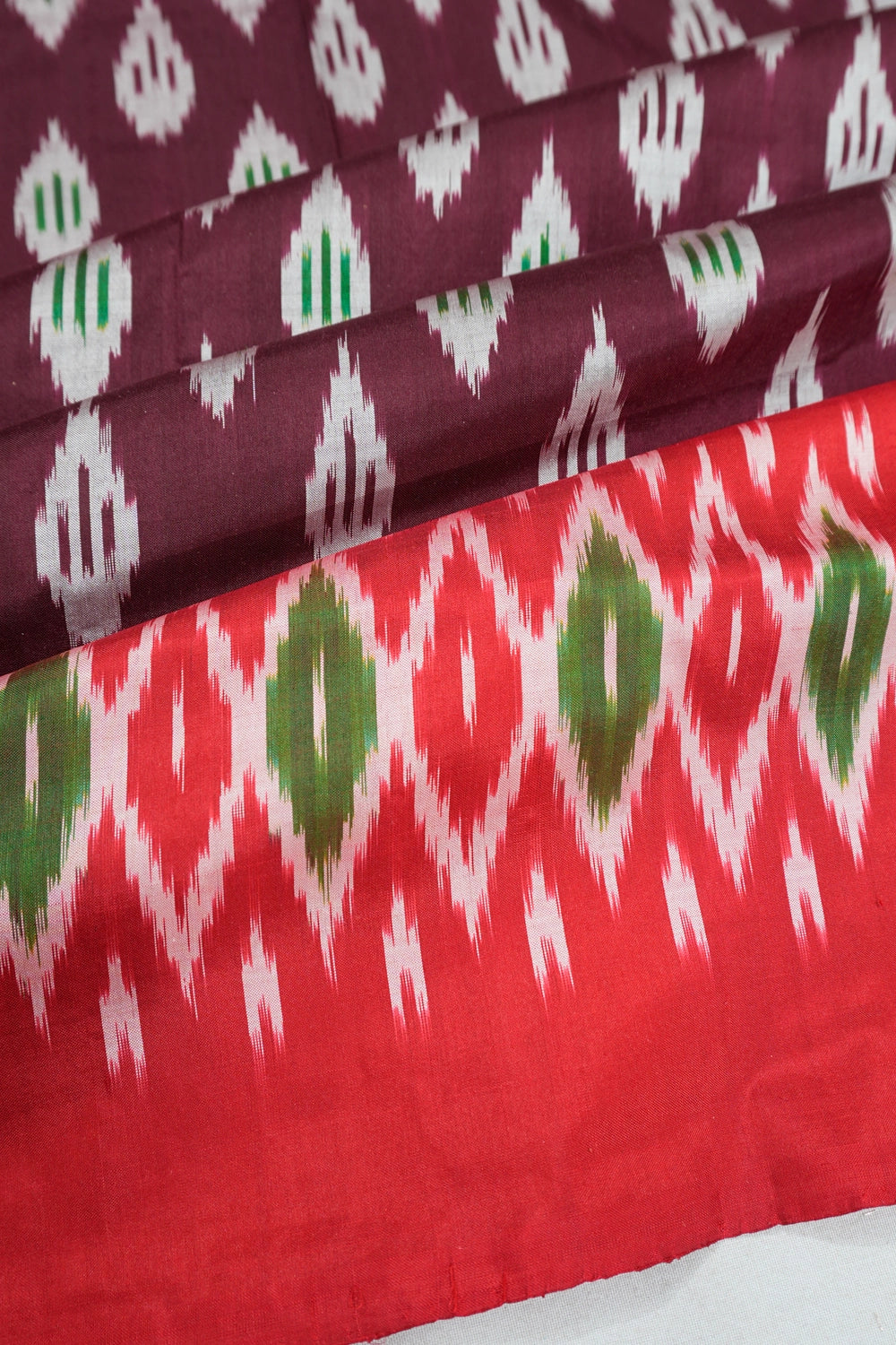 Pochampally Silk Ikat Brown Saree