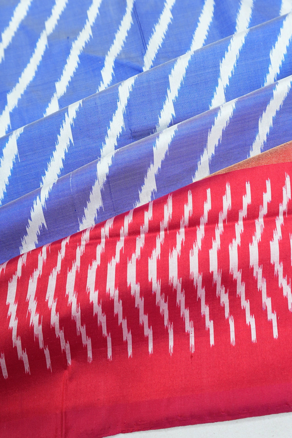 Pochampally Silk Ikat Violet Saree