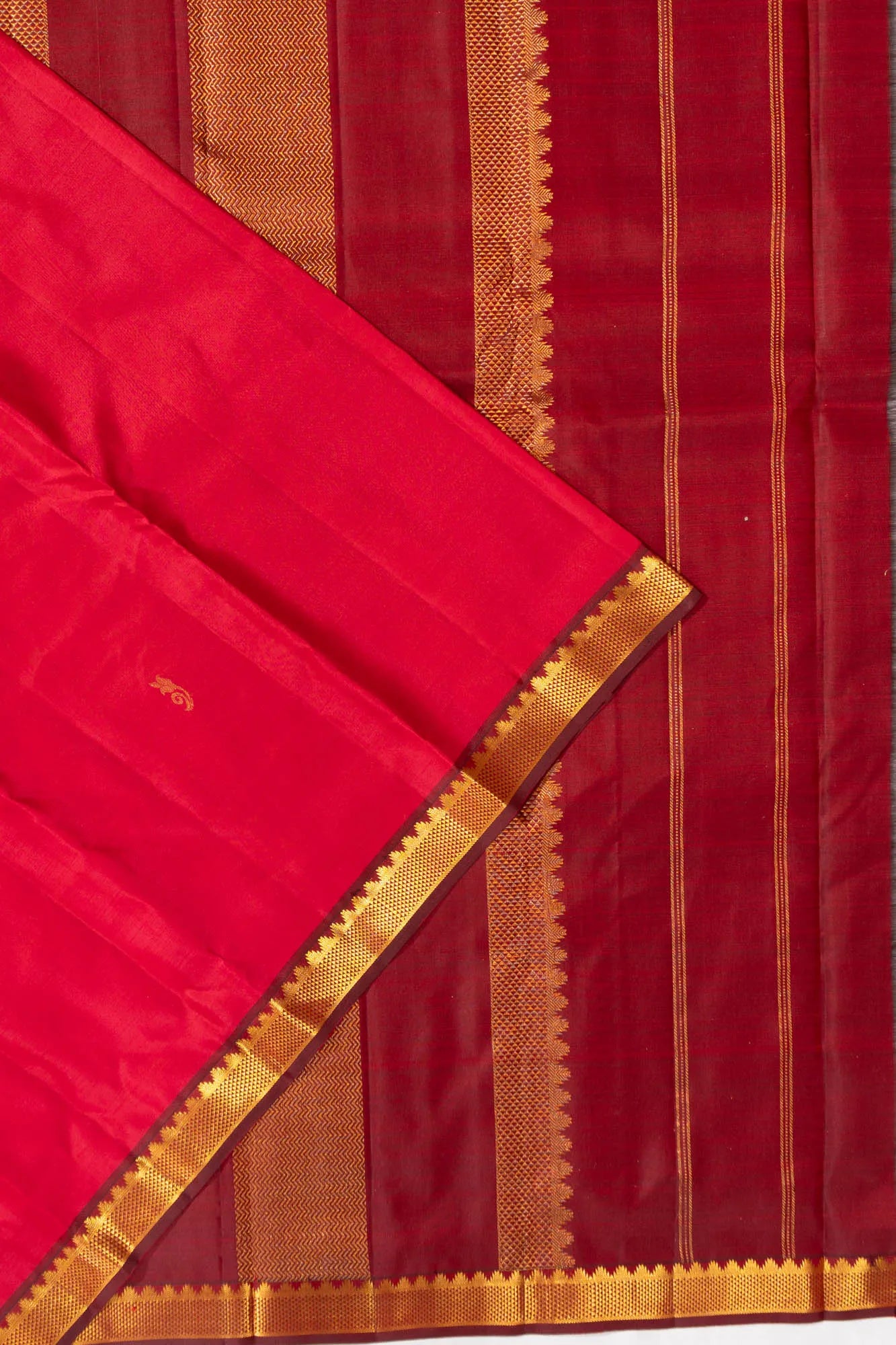 Kanchipuram Silk Butta Pink Saree