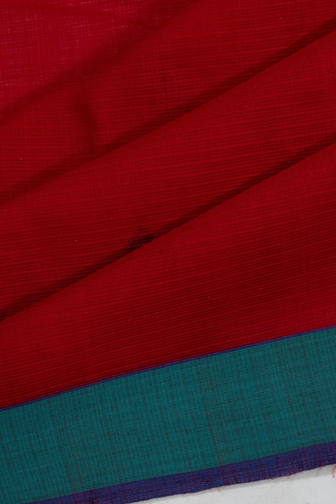 Kota Soft Silk Threaded Butta Red Saree